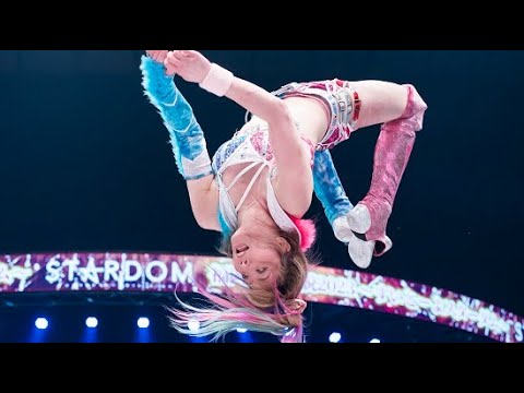 【スターダム】岩谷麻優が飛ぶ！マライア・メイ＆ジェシーの大型外国人コンビと激突！-5.4福岡大会-【STARDOM】