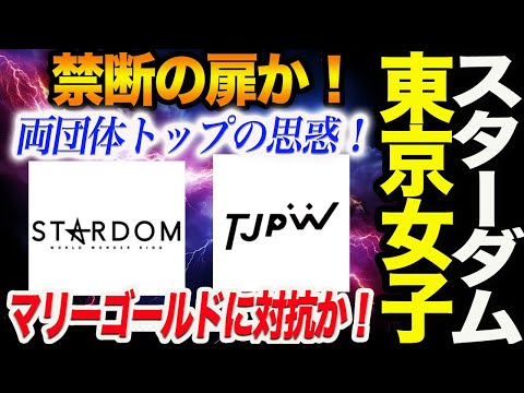 スターダムと東京女子が禁断の扉か！岡田社長と甲田社長のそれぞれの思惑を考察！ロッシー小川のマリーゴールドに対抗か！スターダム【STARDOM】